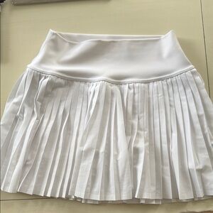 ALO Yoga White Grand Slam Mini Skirt